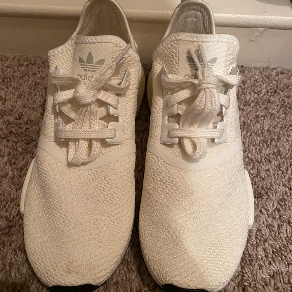 BRAND NEW NMD Adidas Sneakers Off White with Gold